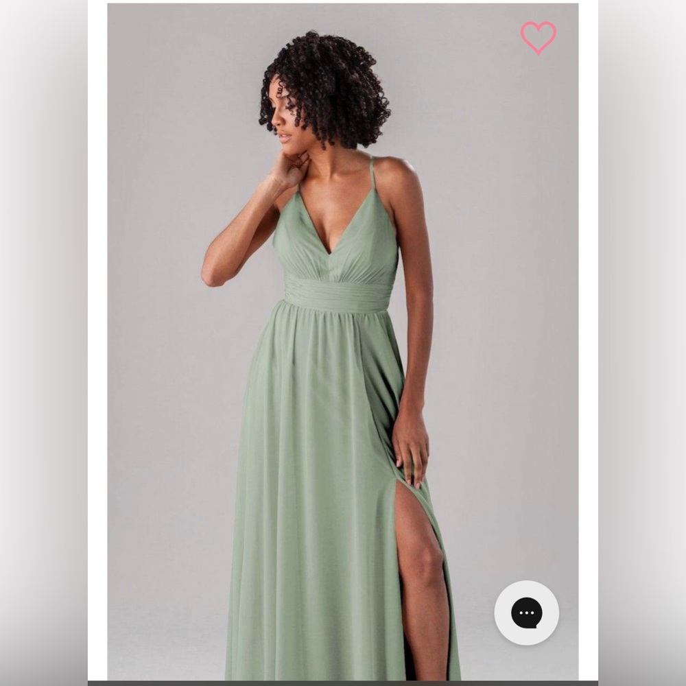 Kennedy blue sea glass bridesmaid dress Ryan
